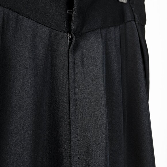 Gianni Versace Vintage Asymmetrical Draped Silk Pant - Picture 7 of 9